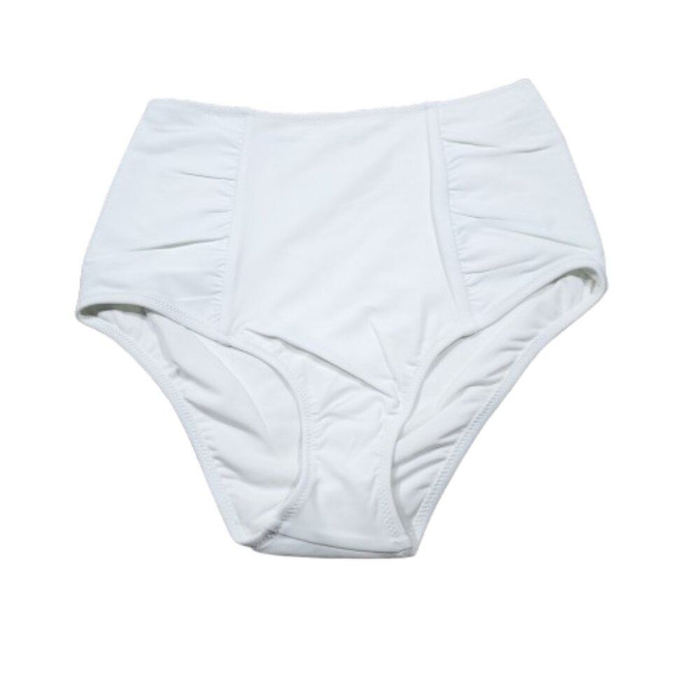 Aerie White High-Waisted Bikini Bottom